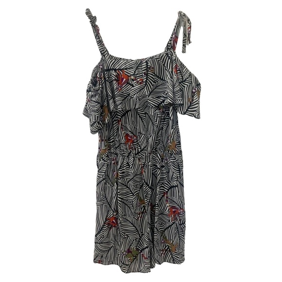 Zara Fun Jungle Animal Print Shorts Romper Women’s Medium - Picture 2 of 16